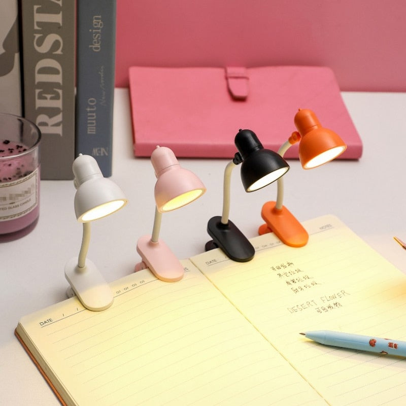 Clip Book Light with Button Battery