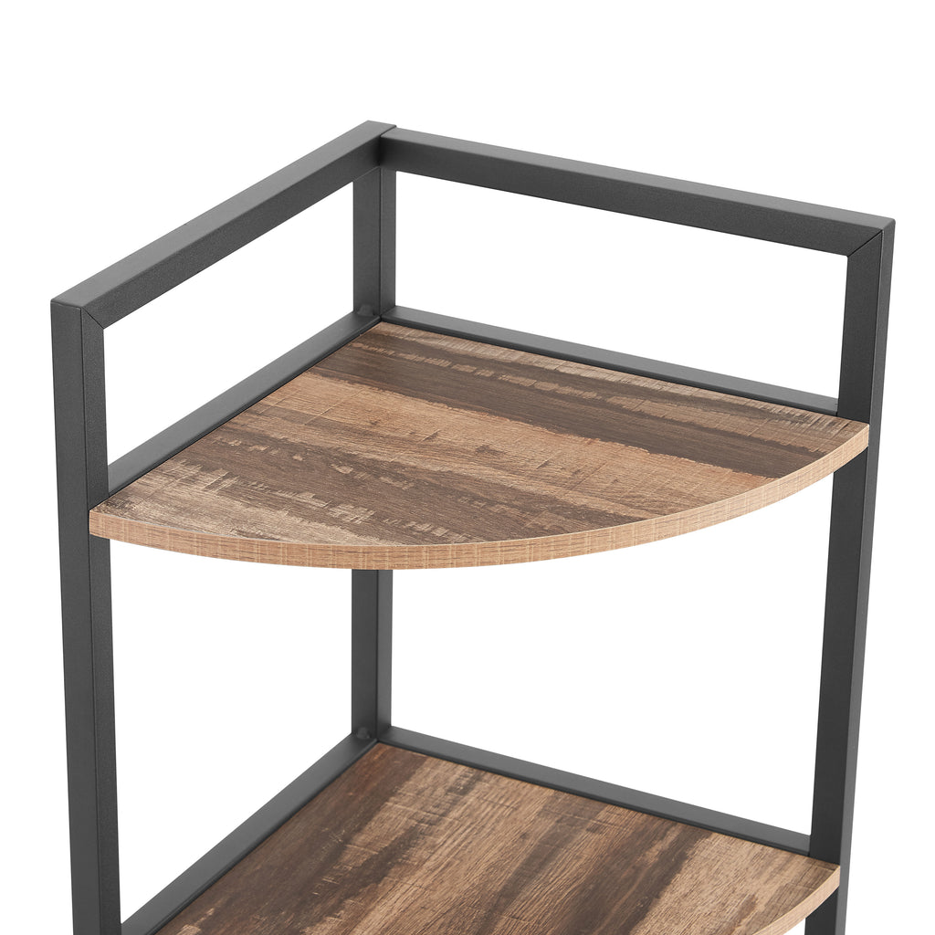6-Tier Corner Bookshelf Wooden