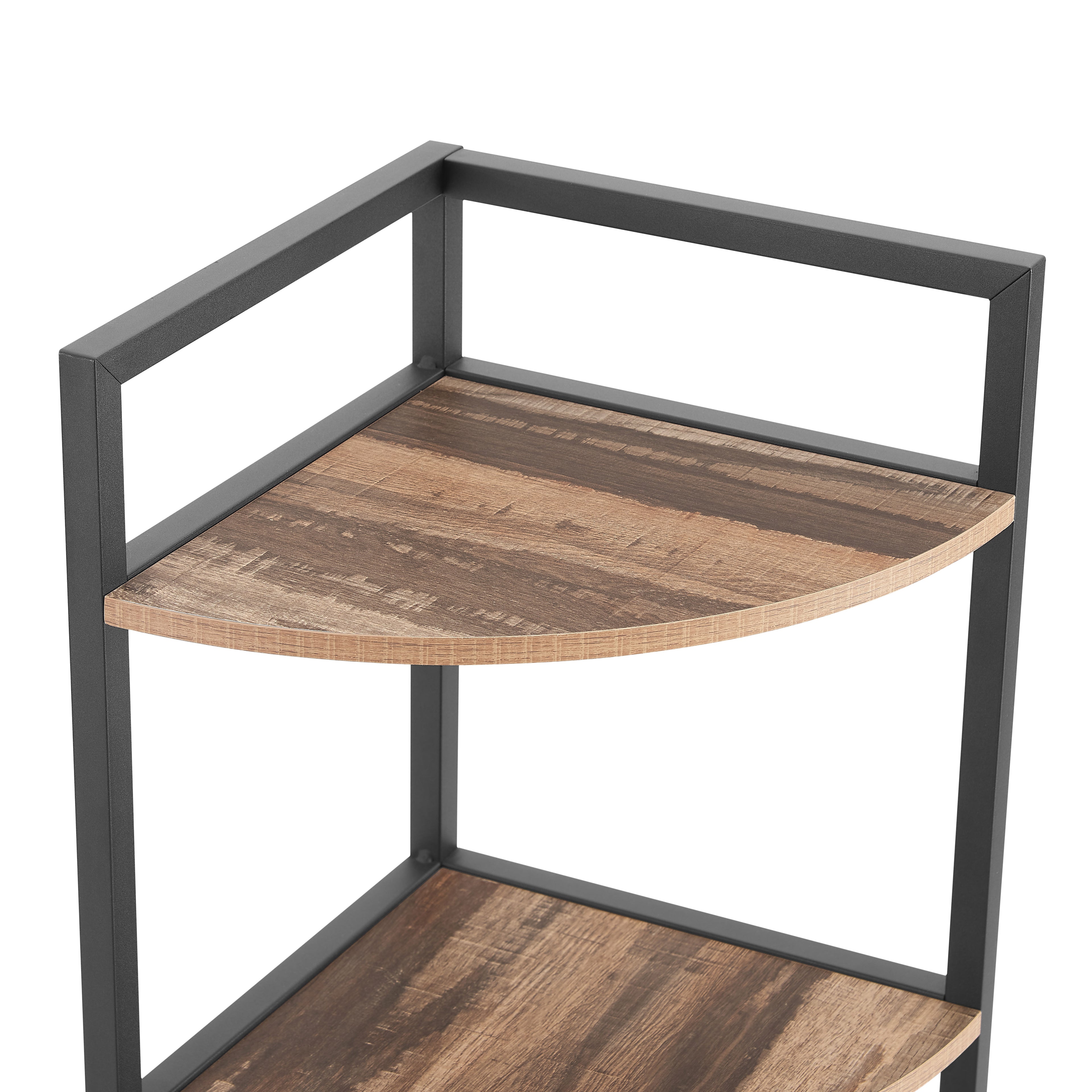 6-Tier Corner Bookshelf Wooden