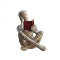 Woman Reader Resin Book Decor
