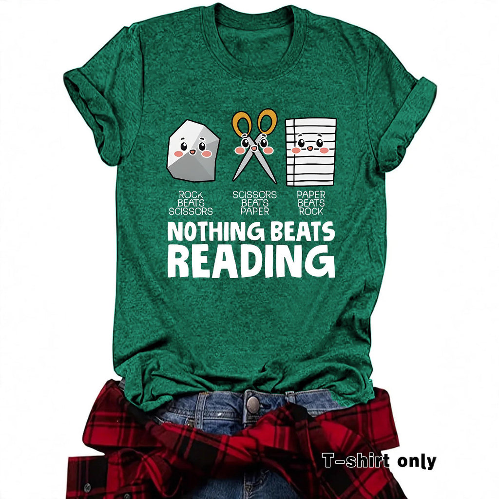 Nothing Beats Reading Tshirt