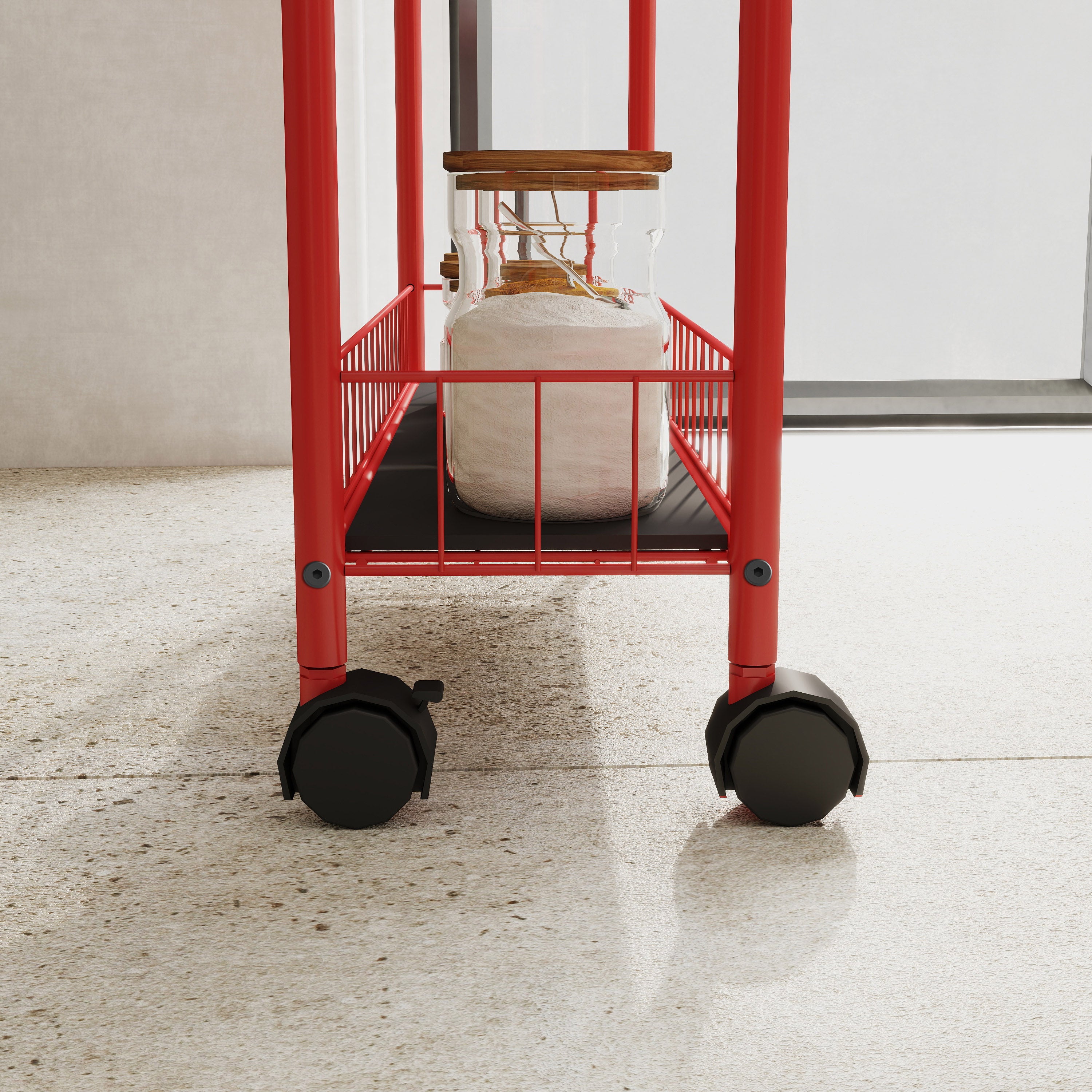 Rolling Book Cart