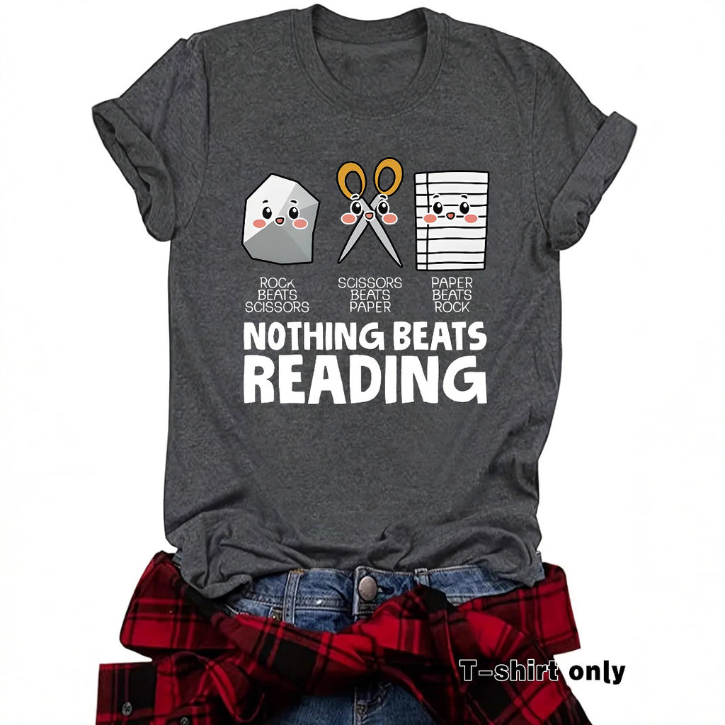 Nothing Beats Reading Tshirt