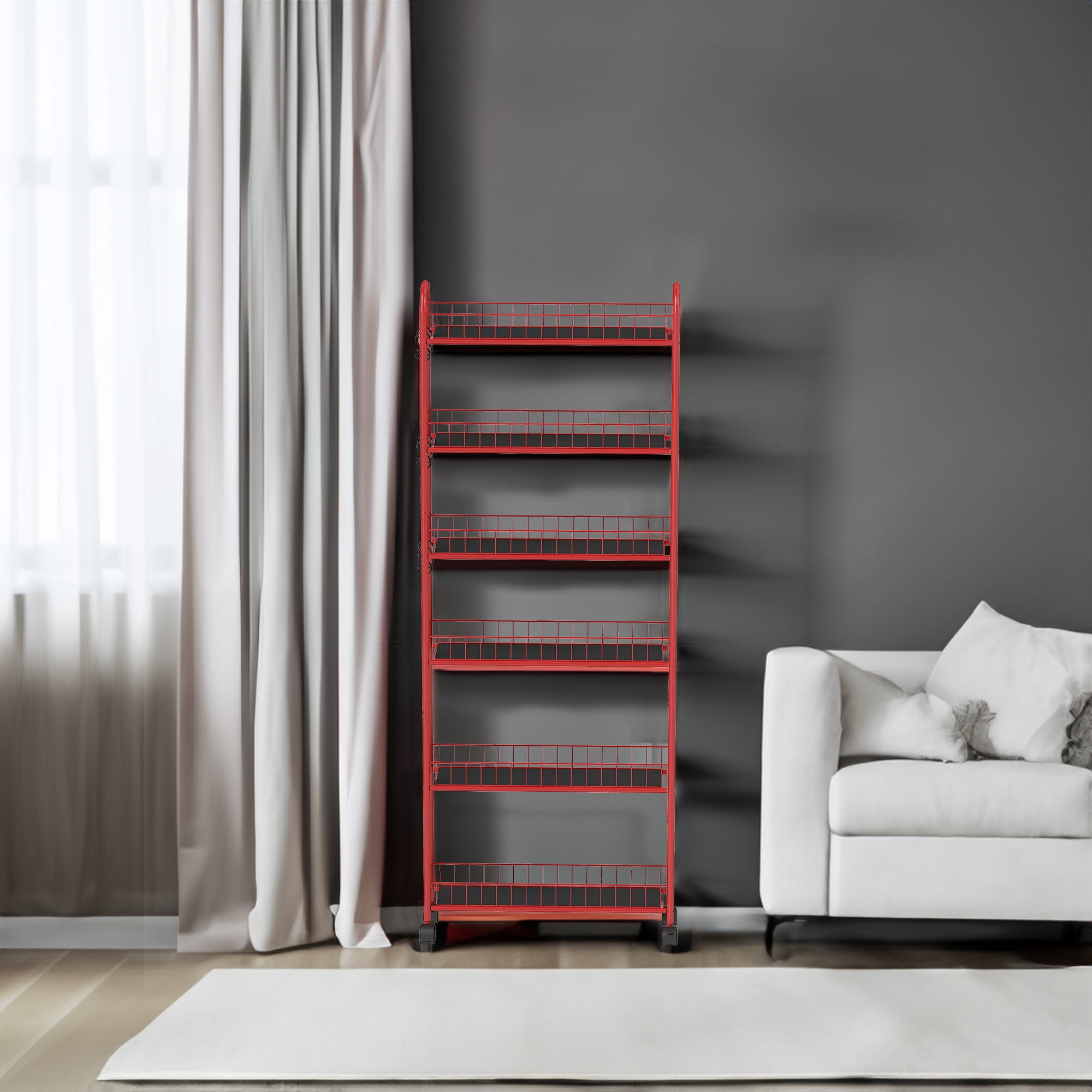Rolling Book Cart
